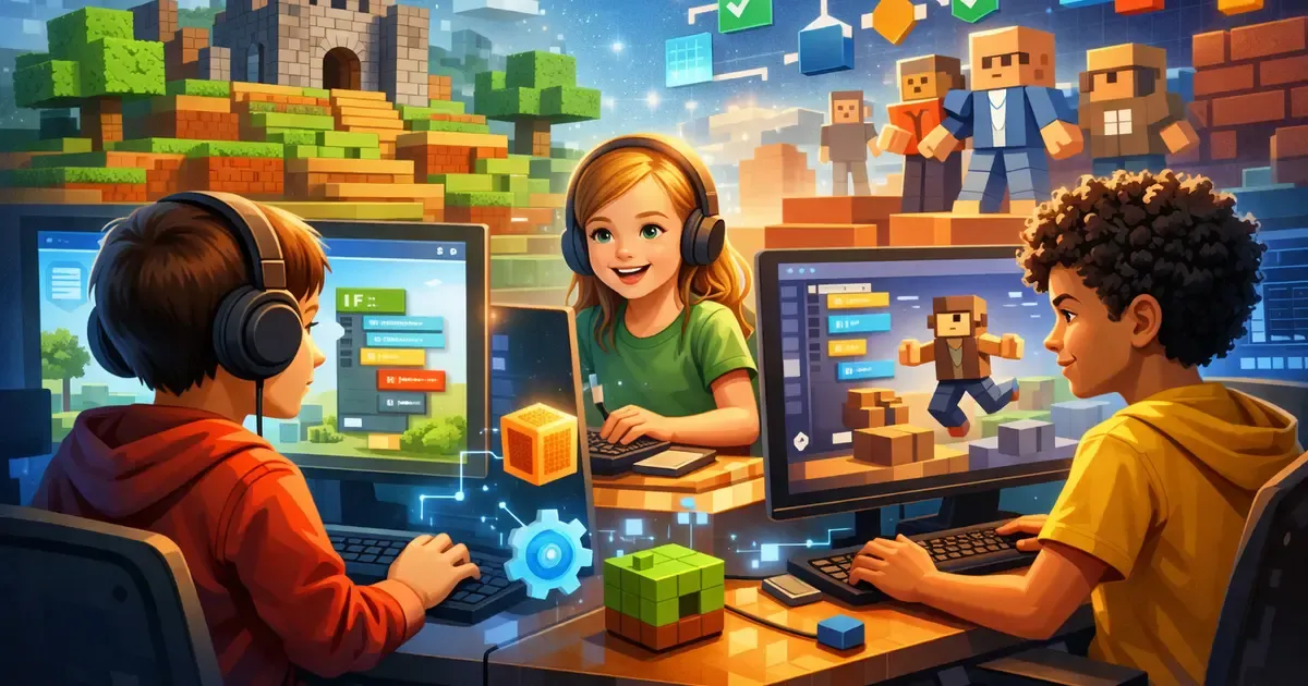 Minecraft и Roblox - как популярные игры помогают детям изучать программирование